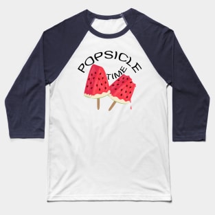 Watermelon Popsicle Baseball T-Shirt